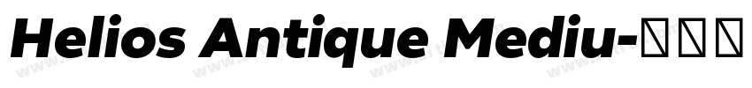 Helios Antique Mediu字体转换